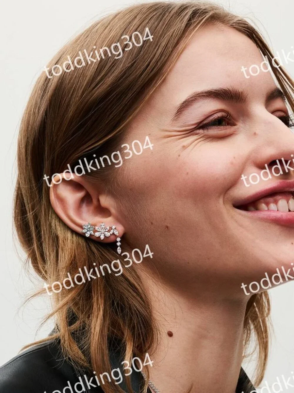 Sparkling Herbarium Cluster Stud Earrings